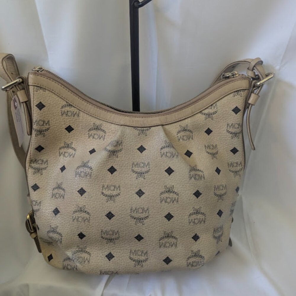 MCM Beige Shoulder Bag